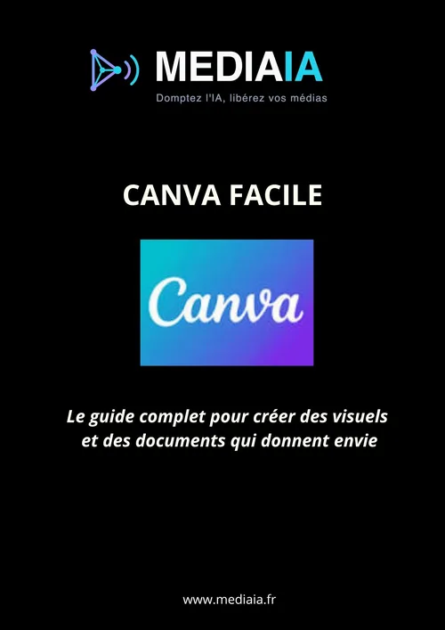 Couverture du guide Canva facile