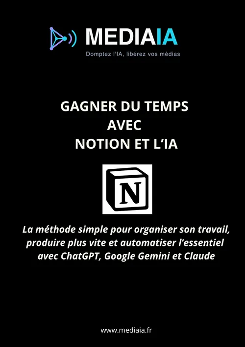 Couverture du guide Gagner du temps avec Notion et l'IA
